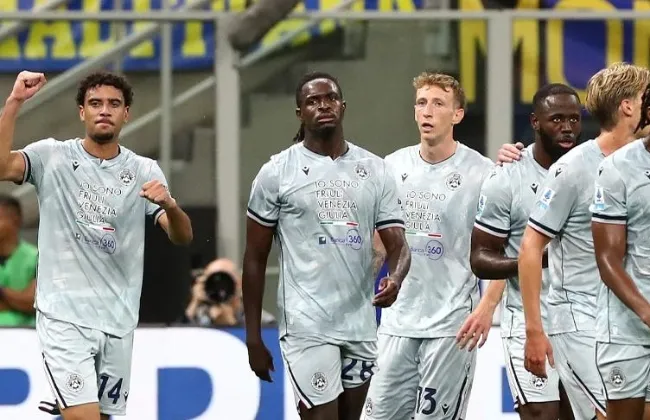 إنتر ميلان يتقدم على أودينيزي بهدف لاوتارو فى الشوط الأول