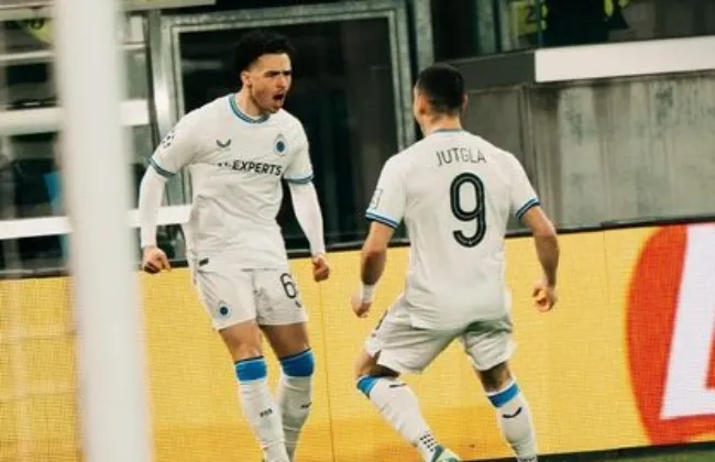 كلوب بروج يفوز علي كيرات برباعية في دورى ابطال أوروبا