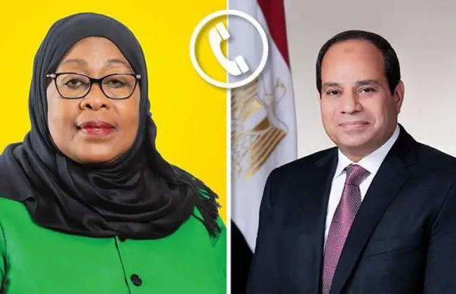 الرئيس السيسى: نتطلع لمشاركة تنزانيا فى قمة الاتحاد الأفريقى التنسيقية بمصر