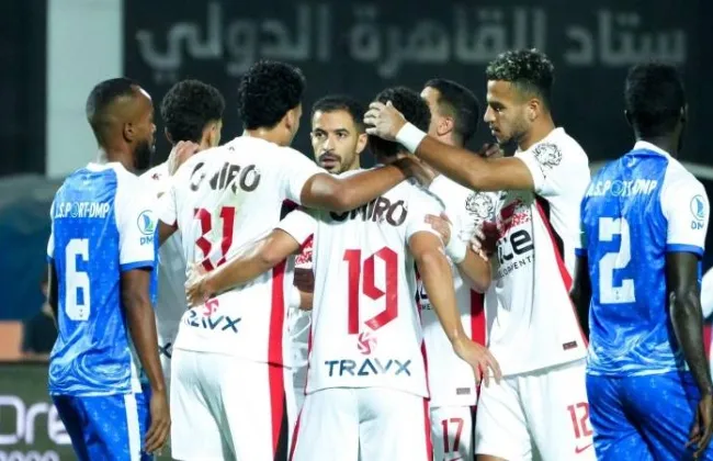 شوط أول سلبى بين الزمالك وغزل المحلة