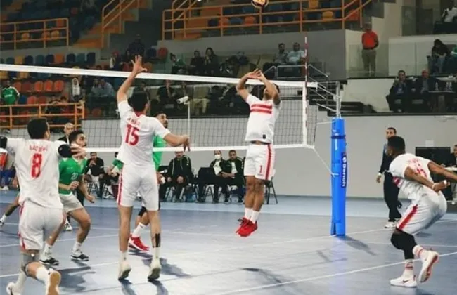 خسارة الزمالك أمام شباب الريان القطرى ببطولة بنى ياس الدولية للكرة الطائرة