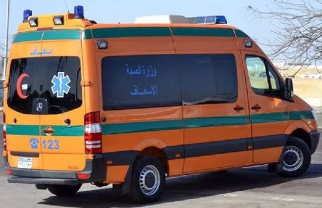 حادث انقلاب ميكروباص بالطريق الأوسطي
